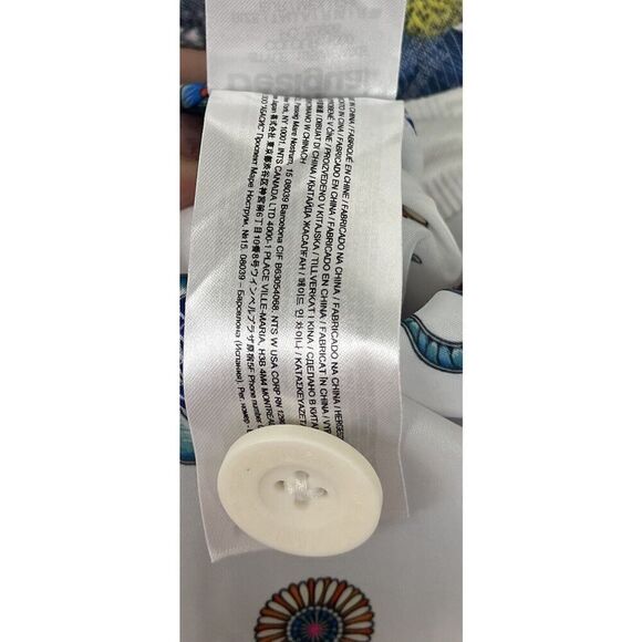 Desigual NWT‎ White Floral Trench Coat Women’s Size 38 EU/4 US - Picture 10 of 12